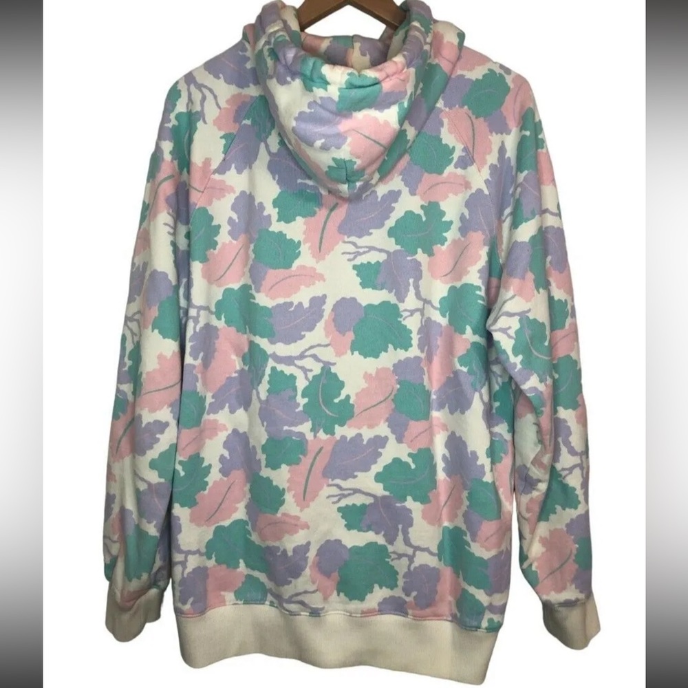 Teddy Fresh 1.0 SOLD OUT/RARE  Size M Pastel Muted Camo Leaves Hoodie 2019 - Picture 10 of 16